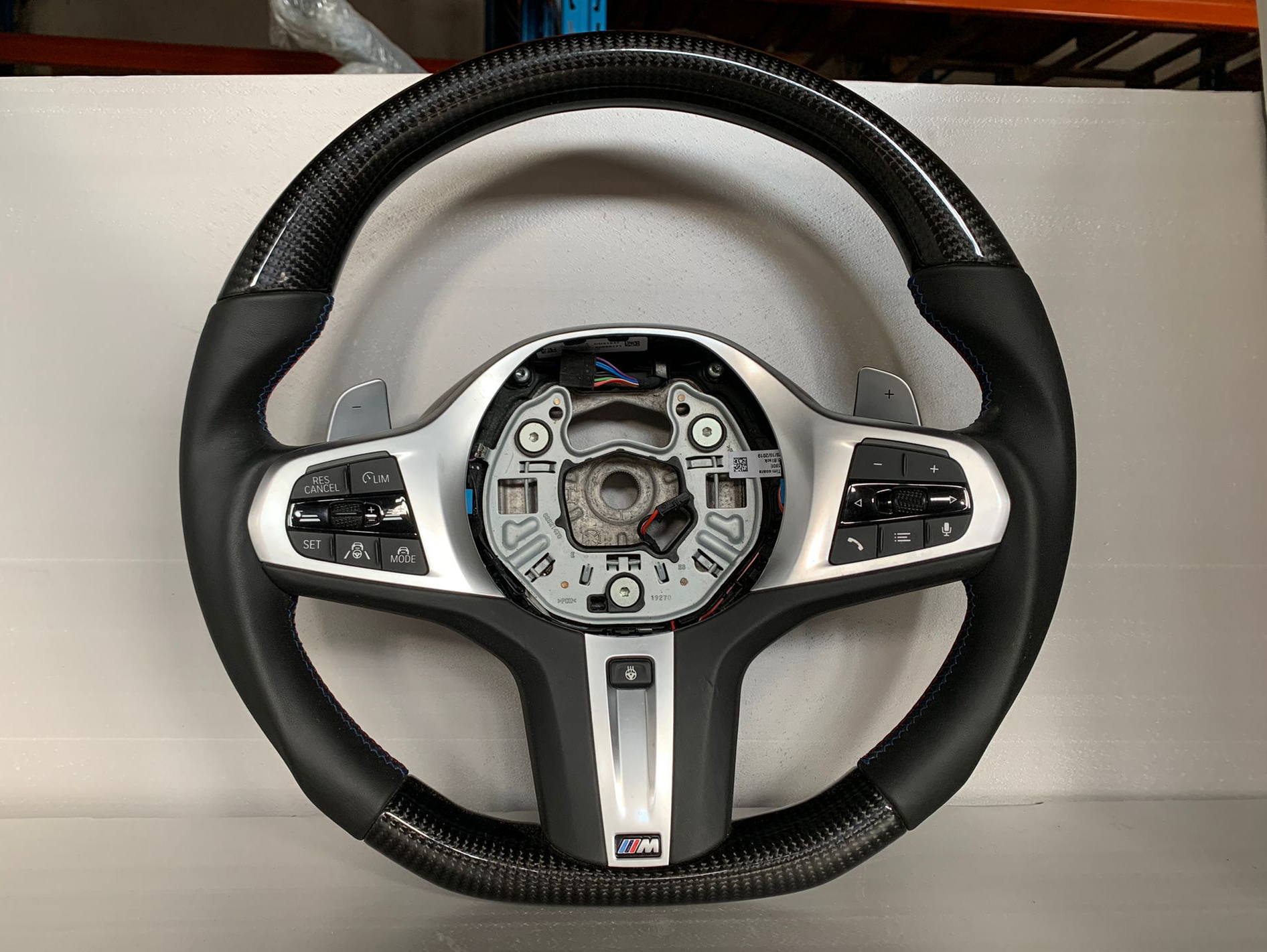 BMW G30 (2017-2024) Steering Wheel with Paddle Shifters Carbon Leather M Package